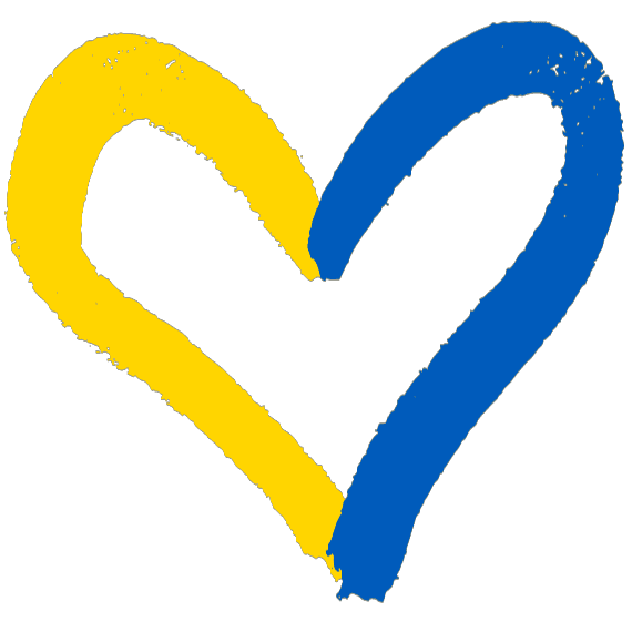 blue-yellow heart